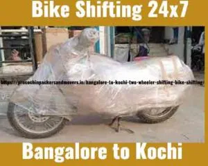 bike shifting bangalore to Kochi ernakulam