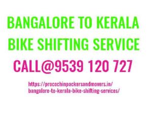 bangalore to kerala bike shifting service