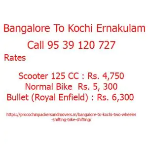 Bangalore to Kochi Packers