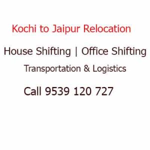 Kochi to jaipur removal service 