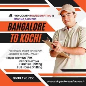 Bangalore to Cochin shifting